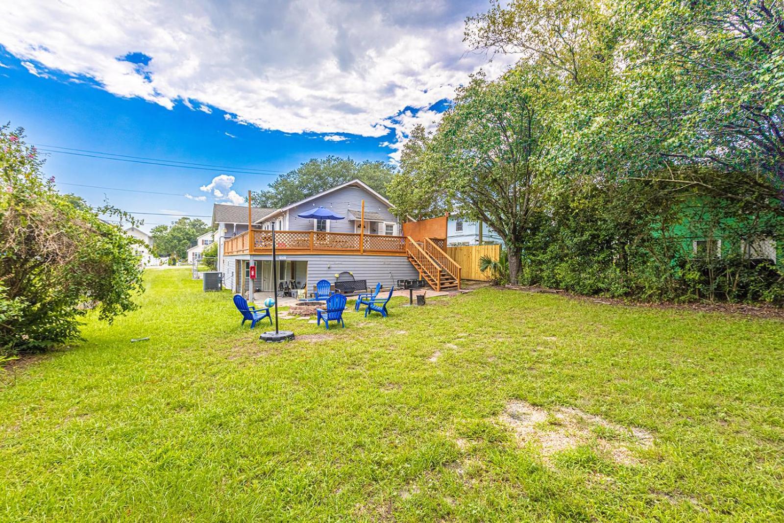 Gorgeous Centrally Located Ocean View 2 King, Huge Private Yard & Deck, Firepit, Bbq, & Game Tables Миртл-Бич Экстерьер фото